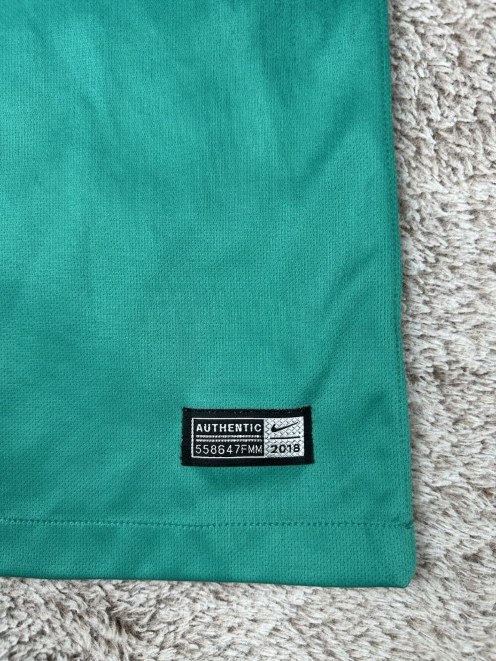 Nike Tottenham 18/19 Third Soccer Jersey Size Youth XL Nike Boys Green - Picture 5 of 11